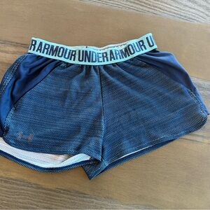 Under Armour Women's Dark Blue Athletic Shorts